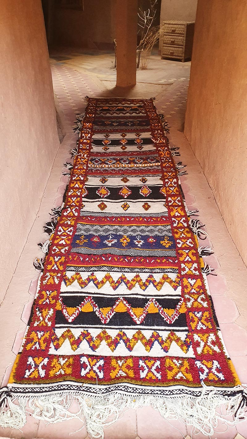 Tapis berbère de la région d'Ouarzazate